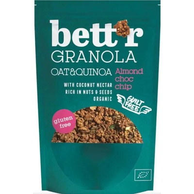 Bett’r Granola s mandlemi a čokoládovými pecičkami bezlepková 300 g