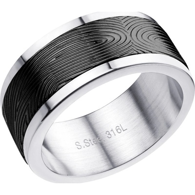 Bruno Prsten s otiskem ČERNÝ S4183