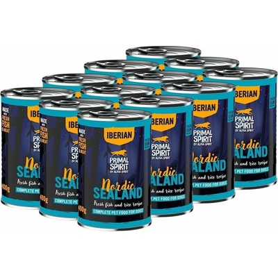 Primal Spirit Dog Iberian Nordic Sealand 12 x 400 g