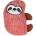 Flamingo Blaro играчка за котки - ленивец червена