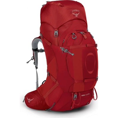 Osprey Ariel Plus 60 l červený