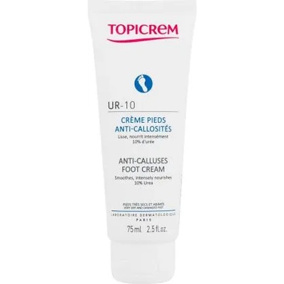 Topicrem UR 10 Anti-Calluses Foot Cream възстановяващ крем за крака 75 ml