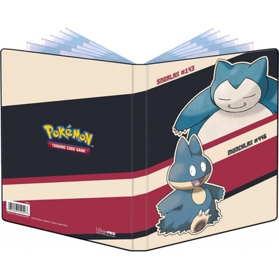 Ultra Pro Pokémon TCG Snorlax & Munchlax A5 album na 80 kariet