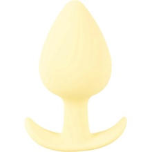 Cuties Mini Butt Plug silikonový anální kolík žlutý 3,1 cm