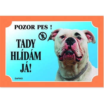Dafiko Tabulka americký buldog 1 ks