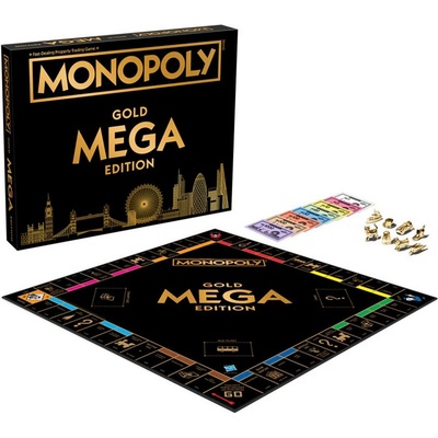 Gold Mega Edition stolová hra Monopoly (English Version)