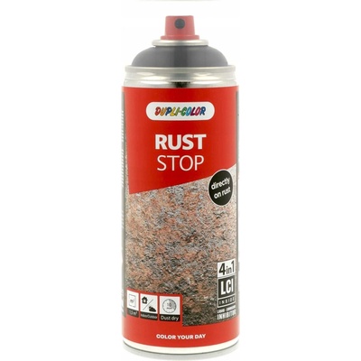Motip RUST STOP sprej 4v1 satin matt - 400 ml černá