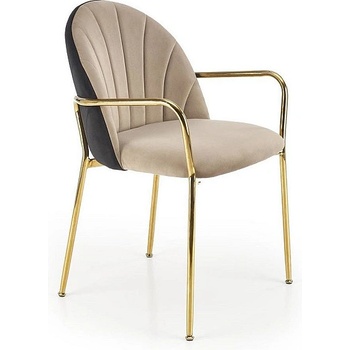 Halmar Трапезен стол k500 бежово / черен