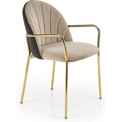 Halmar Трапезен стол k500 бежово / черен