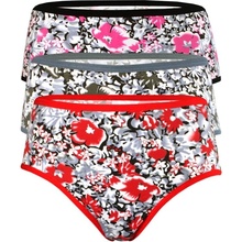 C&R Rylie Bamboo vyššie nohavičky s potlačou 3 ks viacfarebná