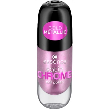 Essence Satin Chrome lak na nechty 02 Artificial Pinktelligence 8 ml