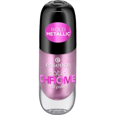 Essence Satin Chrome lak na nechty 02 Artificial Pinktelligence 8 ml