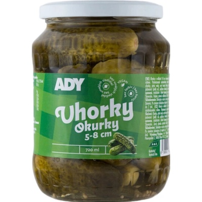 Ady Uhorky sterilizované 5-8cm 720 ml