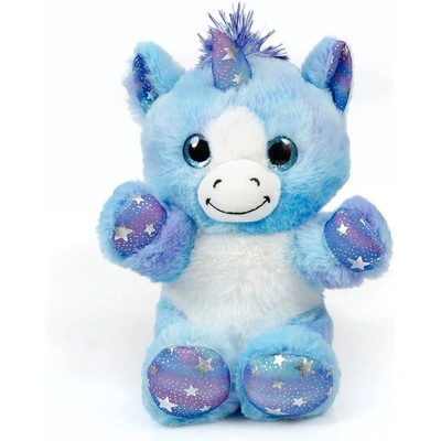 Плюшена играчка - Еднорог със звезди 22 см, син (С390001v1)
