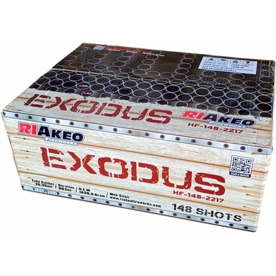 Exodus 148 ran 20 25 mm 75 sec 14 různobarevných efektů