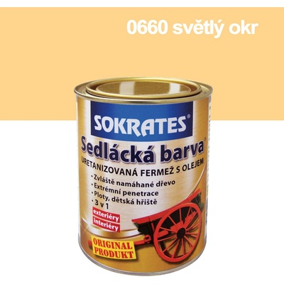 Sokrates Sedlácká barva 0,7 l světlý okr