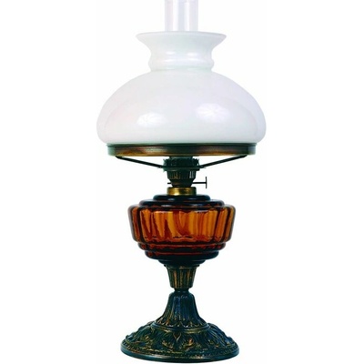Petrolejová lampa G24-jantar