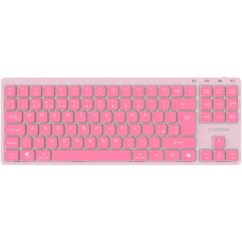 CANYON OnType 10 Low Profile Wired Pink (CNS-HKB10P)