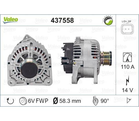 Alternátor VALEO 437558