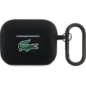 Lacoste Liquid Silicone Croc Logo Протекторен Калъф за AirPods Pro 2 Черен