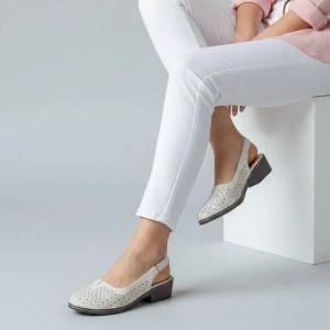  Елегантни дамски обувки W593018 Beige