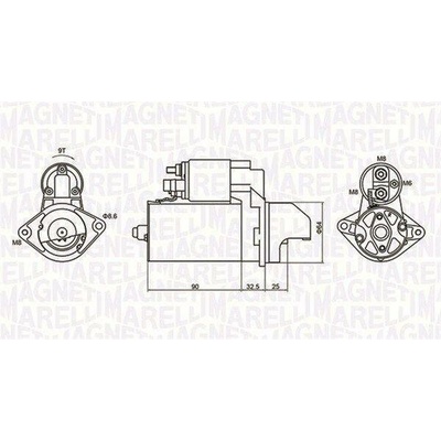 Startér MAGNETI MARELLI 063721334010