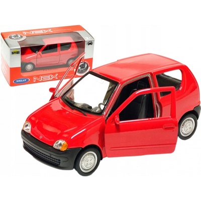Welly Fiat Seicento červený 1:34 – Zboží Dáma