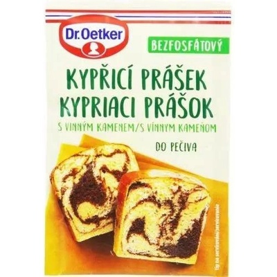 Dr. Oetker Kypřící prášek s vinným kamenem 30 x 15 g