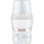Nuk Шише със силиконов биберон NUK - Perfect Match, 150 ml, размер S, Дъга (10215015)