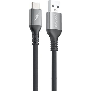 Proove REGEN SILICONE, USB-A/USB-C кабел, 3A/27W, 480Mbps, 1m, рециклиран силикон (CCRS12001102)