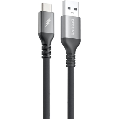 Proove REGEN SILICONE, USB-A/USB-C кабел, 3A/27W, 480Mbps, 1m, рециклиран силикон (CCRS12001102)