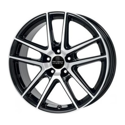 Anzio Split 5,5x14 4x98 ET35 black polished