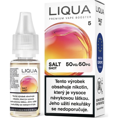 Liqua SALT SHOT 50VG/50PG 5 mg 10 ml