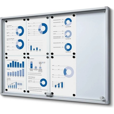 Jansen Display Interiérová vitrína 8 x A4 SLIM