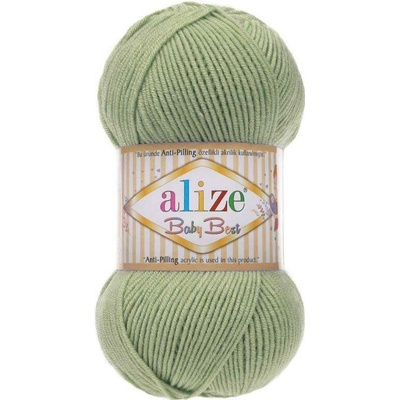 Alize příze Baby Best 138 olivově zelená