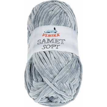 BELLATEX Priadza Samet Soft 100 g - 226 stredne šedá