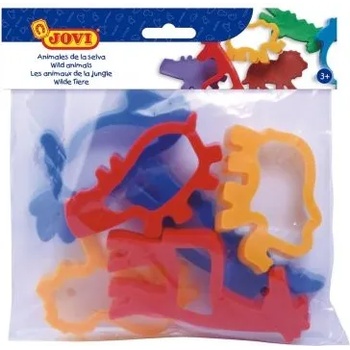 Image 1 of JOVI - Комплект формички за пластилин - Диви животни - 6 броя (J7/J)