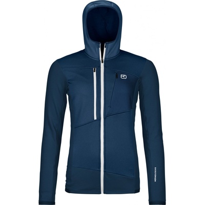 Ortovox dámská mikina Fleece Grid Hoody Women's Deep Ocean