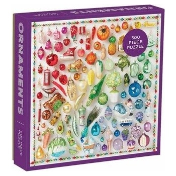 Galison Rainbow Ornaments 500 dielov