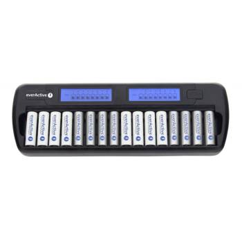 EverActive Зарядно устройство за батерии EverActive NC-1600, 16-канално (NC-1600) (NC-1600)