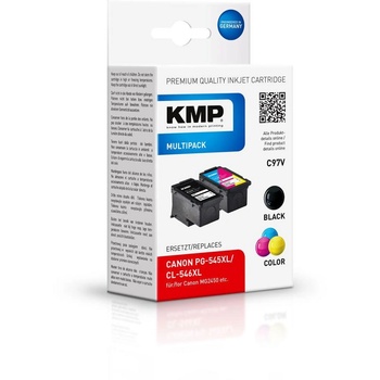 Compatible Комплект касети с мастило KMP Canon PG-545XL/CL-546XL Multipack (1562,4005)