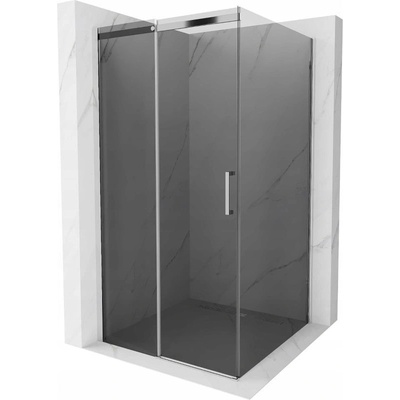 Mexen Omega плъзгаща се душ кабина 100 x 100 см, графит, хром - 825-100-100-01-40 (825-100-100-01-40)