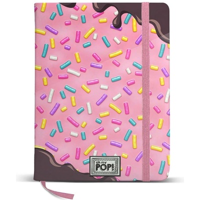 KARACTERMANIA - OMP! Бележник с ластик 14x21 см Sprinkles