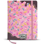 KARACTERMANIA - OMP! Бележник с ластик 14x21 см Sprinkles