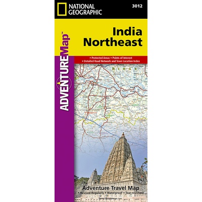 mapa India Northeast 1:1,4 mil voděodolná