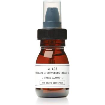 Depot No. 403 Pre-Shave&Softening Beard Oil олио преди бръснене Sweet Almond 30ml