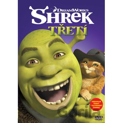 Shrek Tretí DVD