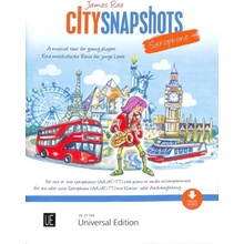 City Snapshots Hudobná cesta pre mladých pre saxofónistov a klavír