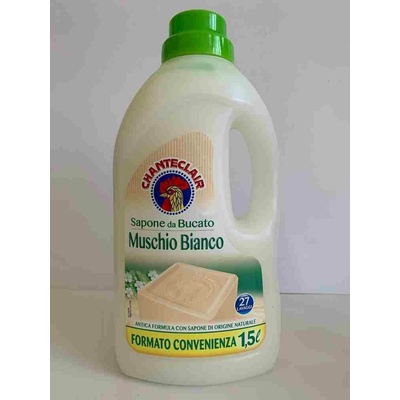 Chanteclair Sapone da Bucato Muschio Bianco tekuté mýdlo na praní 1500 ml 27 pracích dávek