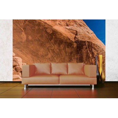 DIMEX ART Самозалепваща се флизелинова фототапета национален паметник на динозаврите 375 x 250 см